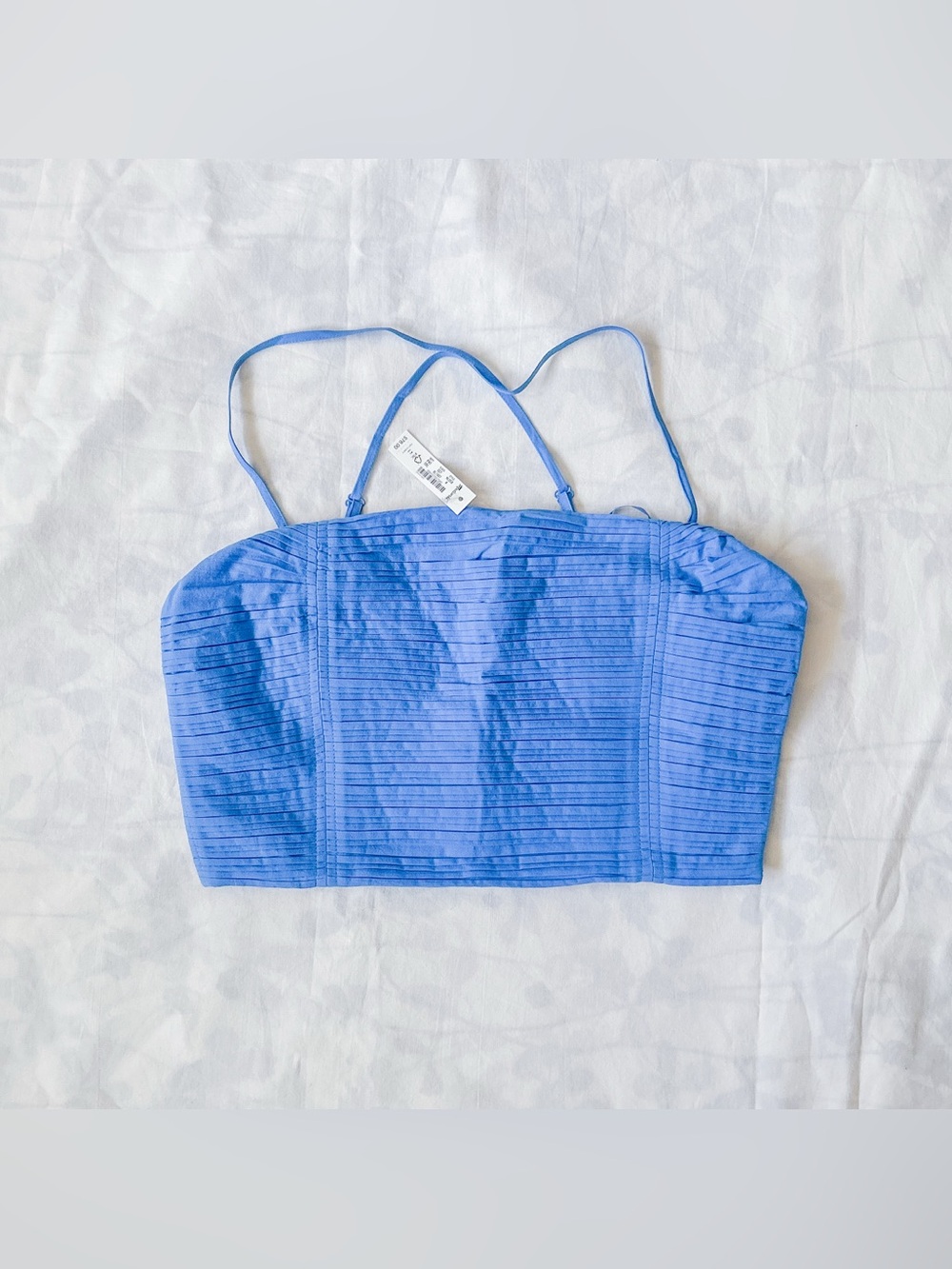 Madewell Poplin Crop Tube Top - BRAND NEW! (Size: 4)